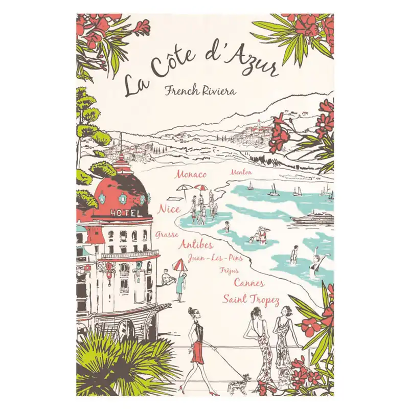 Côte d'Azur Geschirrtuch Neu Im Sortiment
