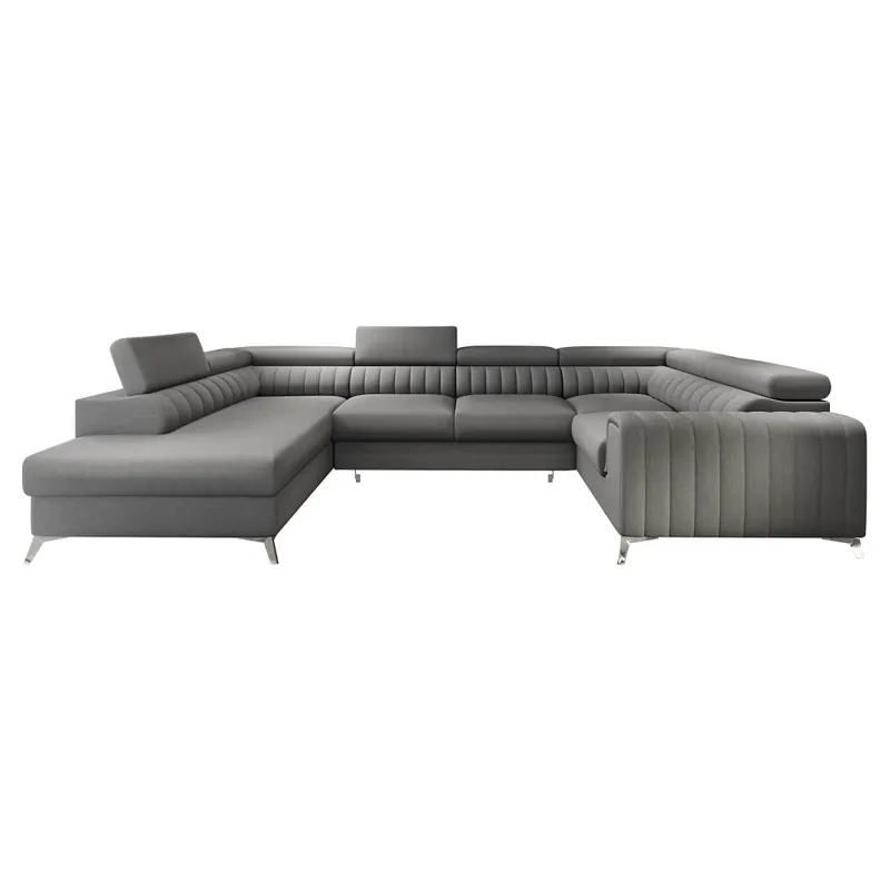 Schneller Versand Louis Panorama-Ecksofa, ausziehbar