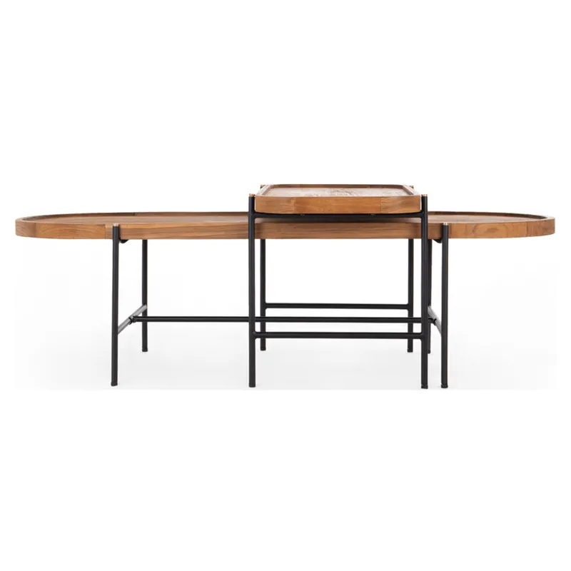 Set mit 2 ovalen Tischplatten Coco Preisreduziert