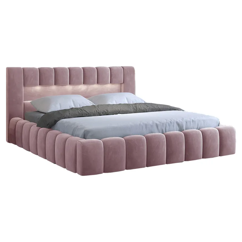 Markenware Lamica-Bett mit Holzlattenrost
