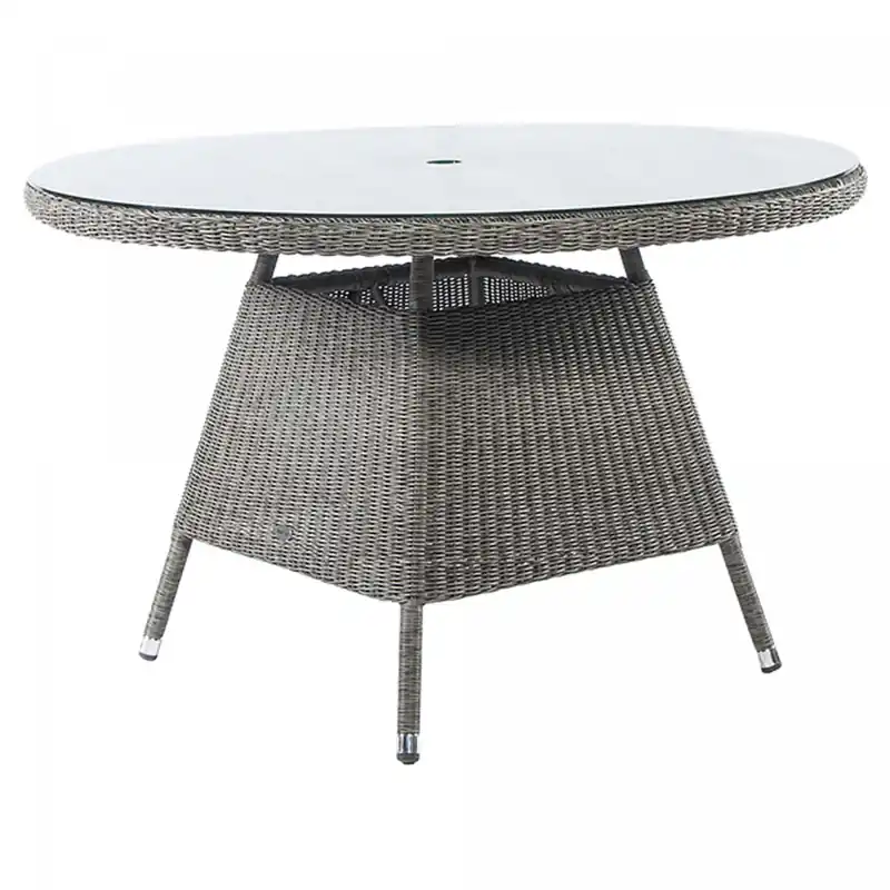 Runder Tisch Monte Carlo mit Glasplatte Angebot