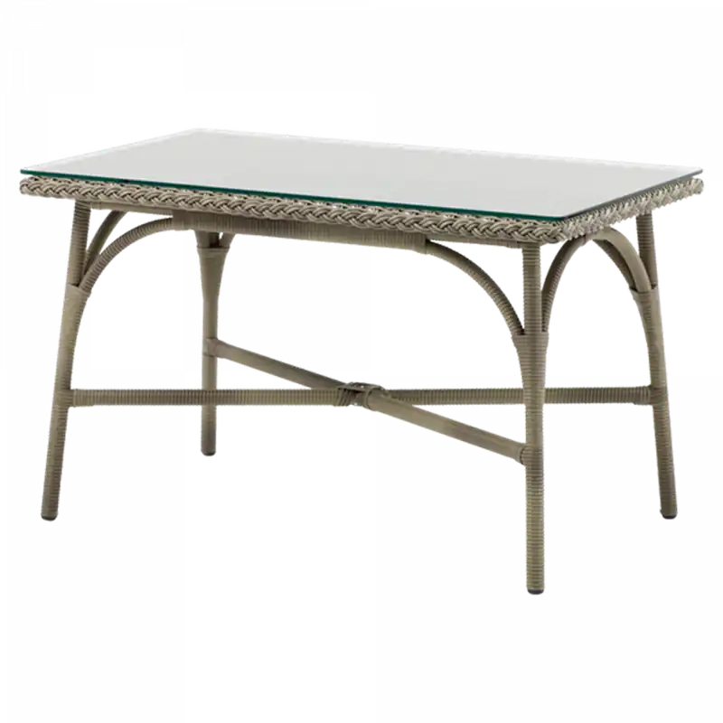 Victoria Outdoor Couchtisch mit Glasplatte Preisknaller