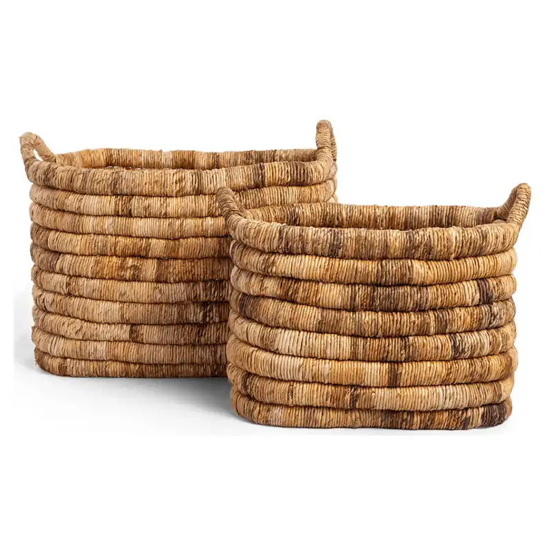 Set mit 2 rechteckigen Caterpillar Sago Körben Top-Angebot