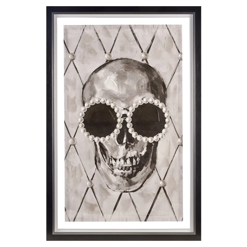 Skull Acryl-Leinwand Geprüft