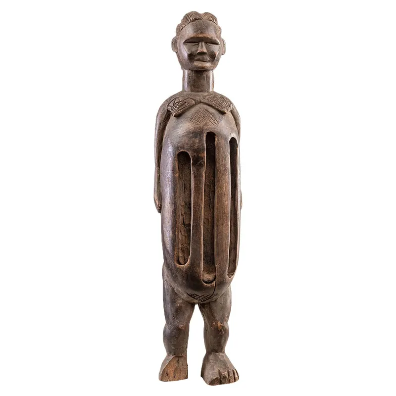 Mende Schlitztrommelskulptur Neu