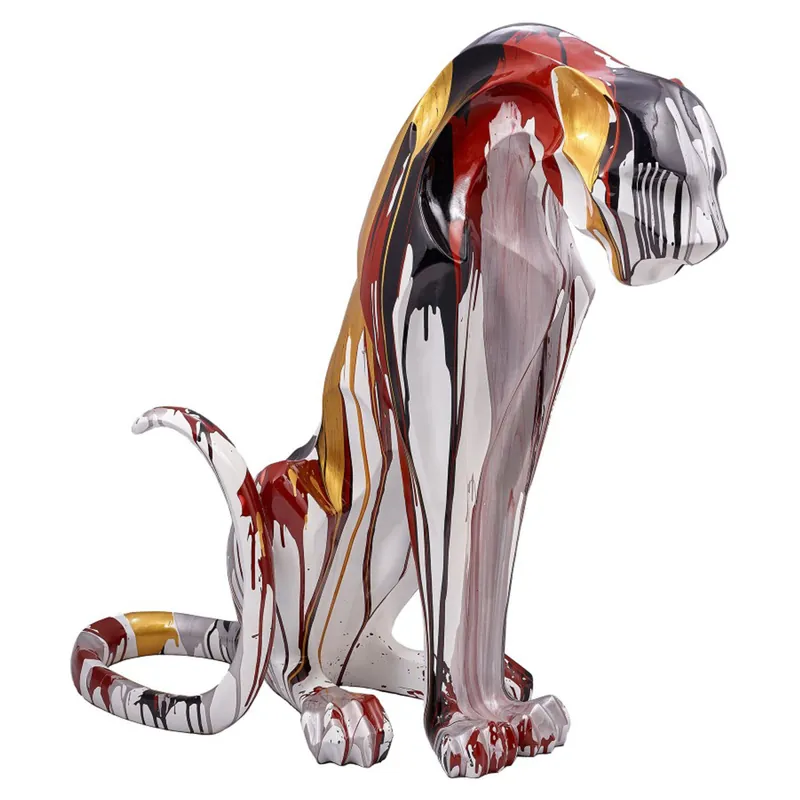 Nur Für Kurze Zeit Bagheera Panther-Skulptur