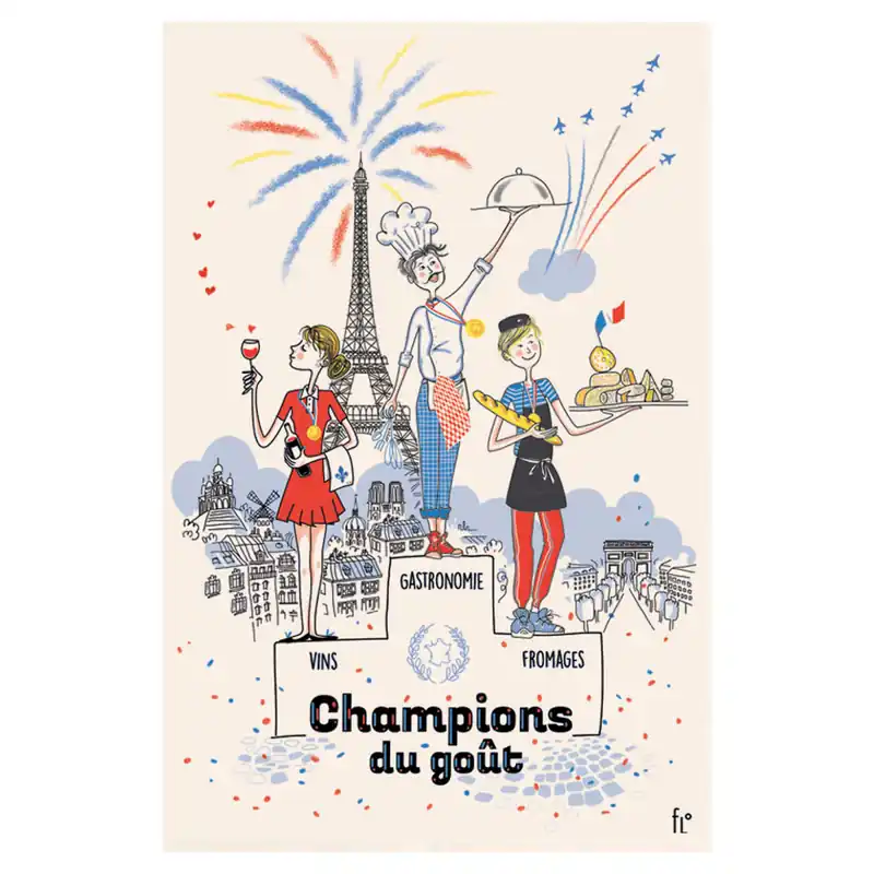 Geschirrtuch Les Champions of Taste Expressversand