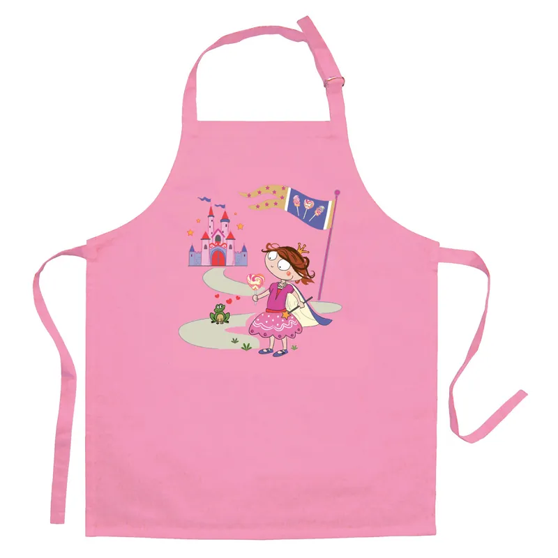Versand Am Gleichen Tag Kochschürze für Kinder mit Prinzessin und Frosch