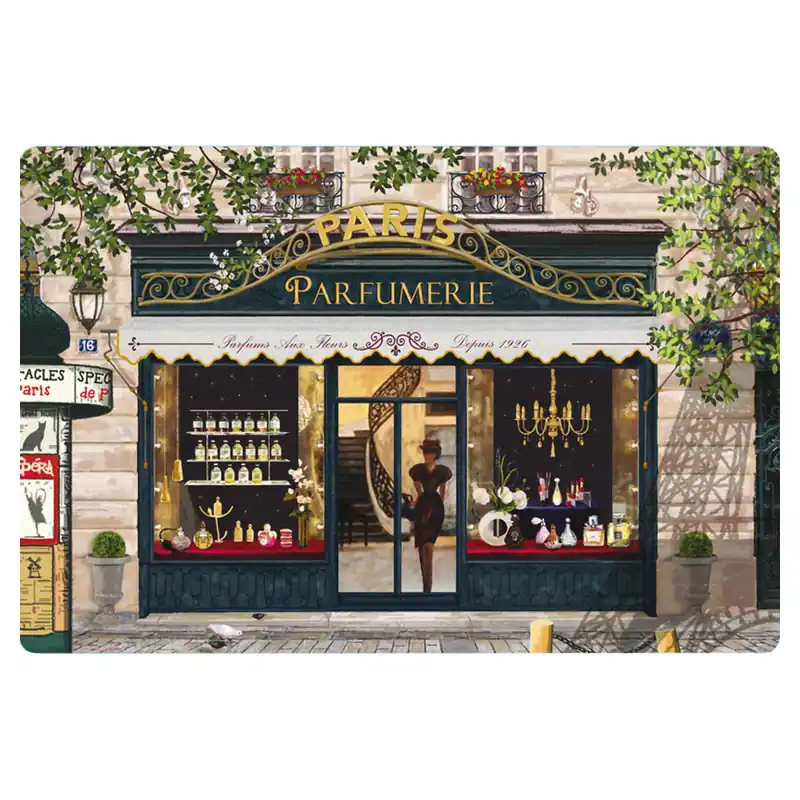 Set mit 6 Tischsets Parfumerie Paris Preisknaller