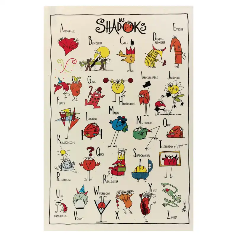 Shadoks Abaire Geschirrtuch Mega-Angebot