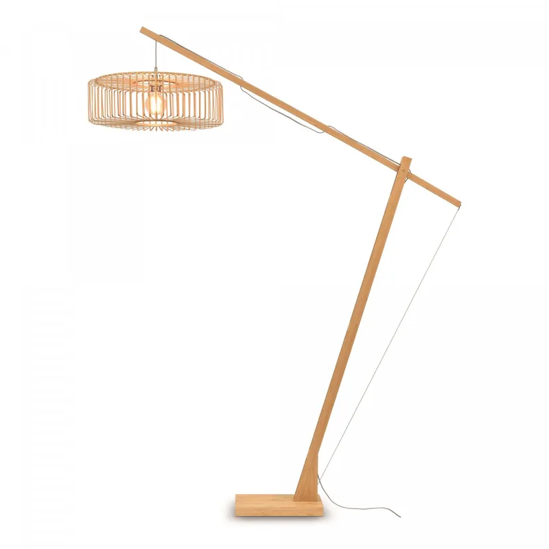 Sale Stehlampe Bromo XL aus Bambus