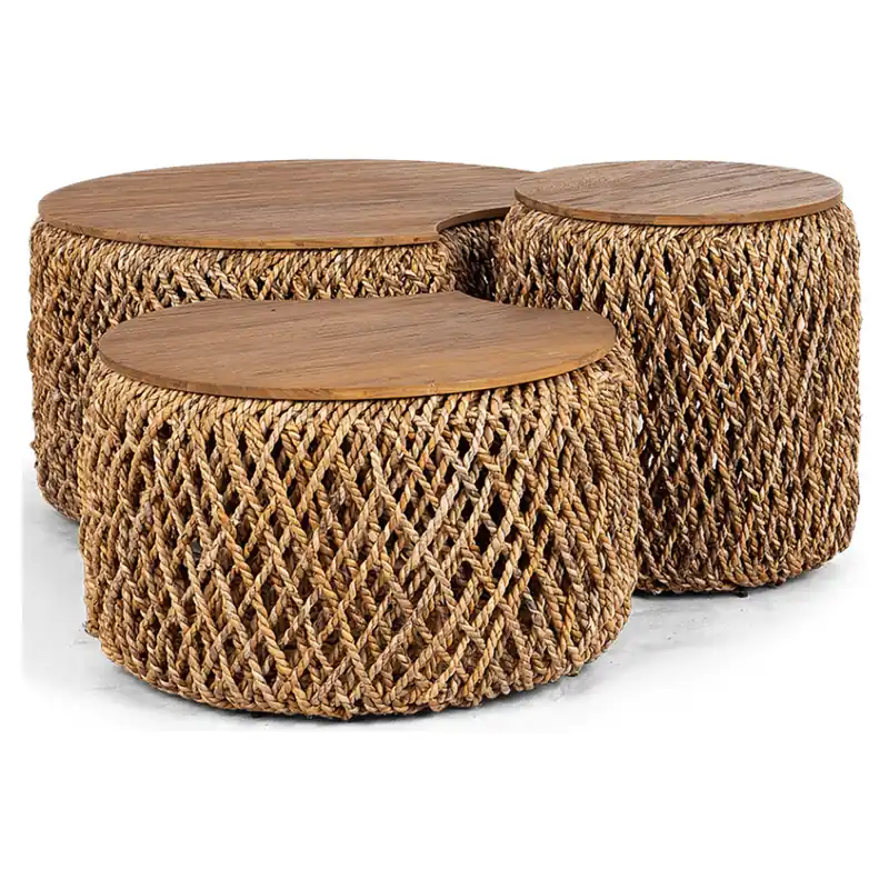 Neu 3er Set Knut Padi A Couchtische