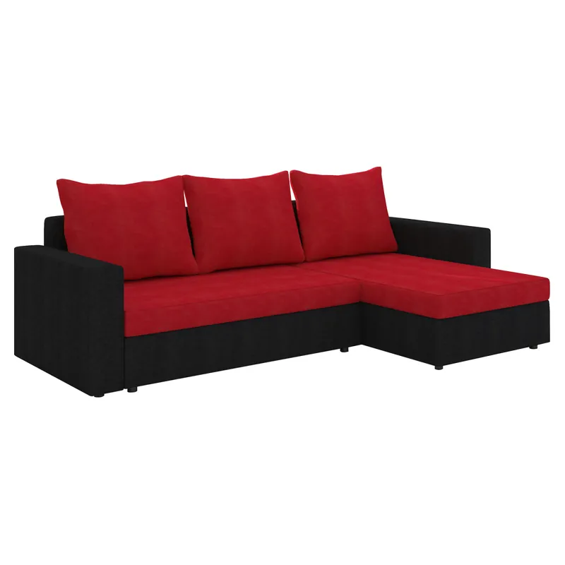 Begrenztes Angebot Klassisches ausziehbares Ecksofa von Livio rechts