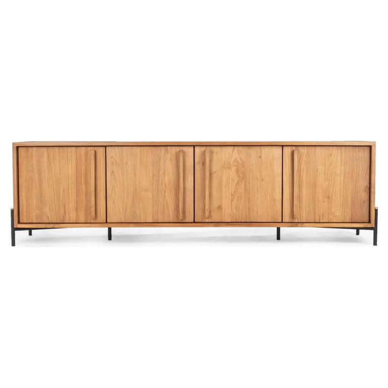 Knallerangebot Niedriges Sideboard Outline mit 4 Türen