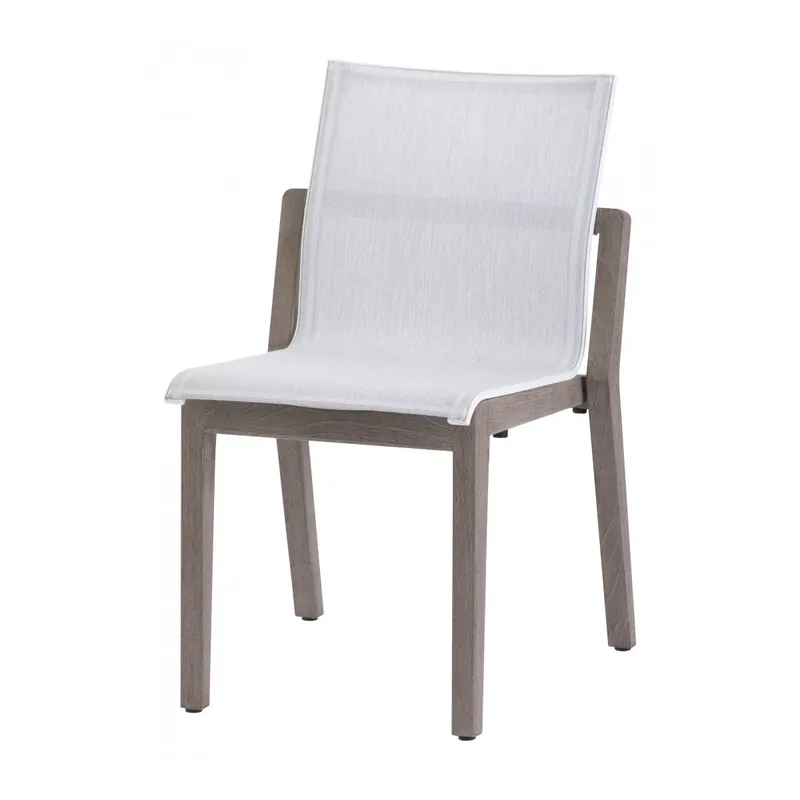 Set aus 2 Stühlen Kopenhagen Teak, Batyline Nur Heute