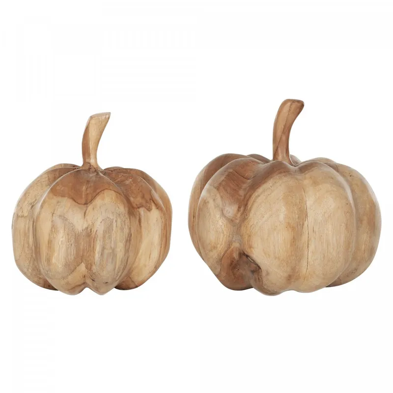 Beliebt 2 Kürbisse aus Holz