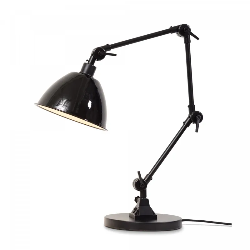 Direkt Vom Hersteller Tischlampe Amsterdam mit emailliertem Lampenschirm