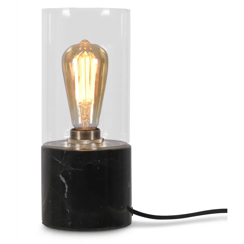 Geprüft Tischlampe Athens aus Marmor und Glas