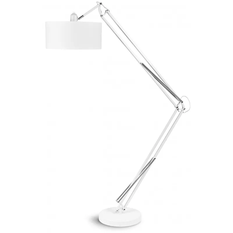 Stehlampe Milano mit weißem Fuß Angebot