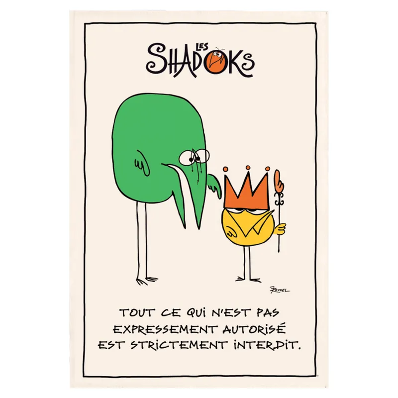 Bestpreis Shadoks Les Geschirrtuch