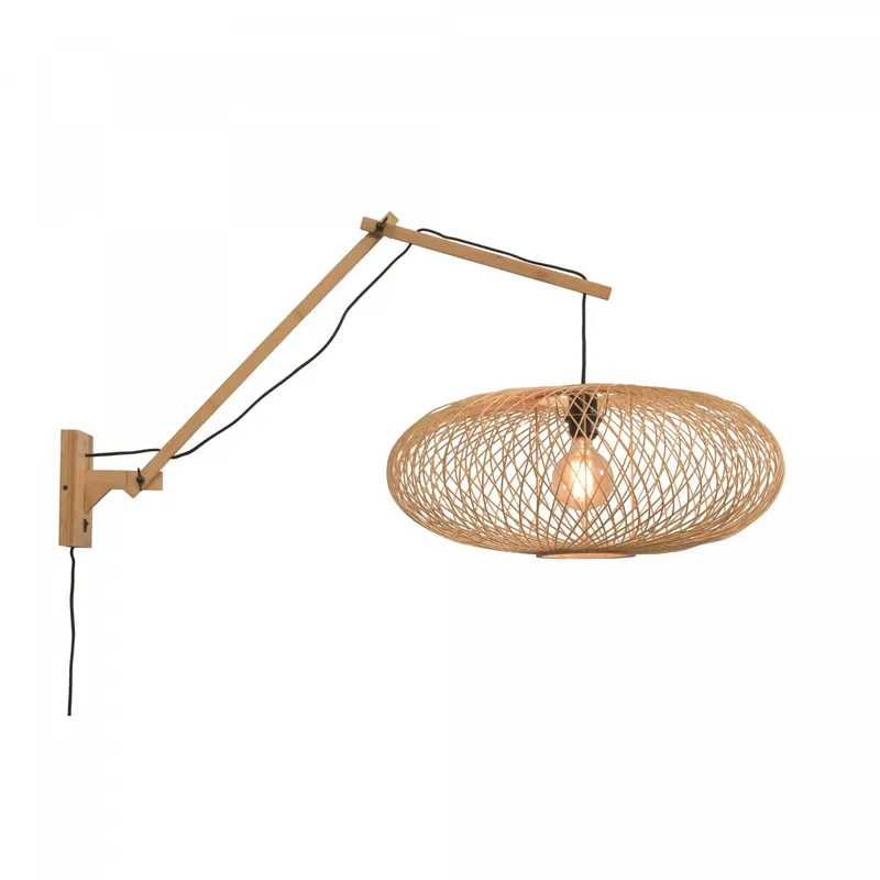 Wandleuchte Cango mit natürlichem Arm Aktuell