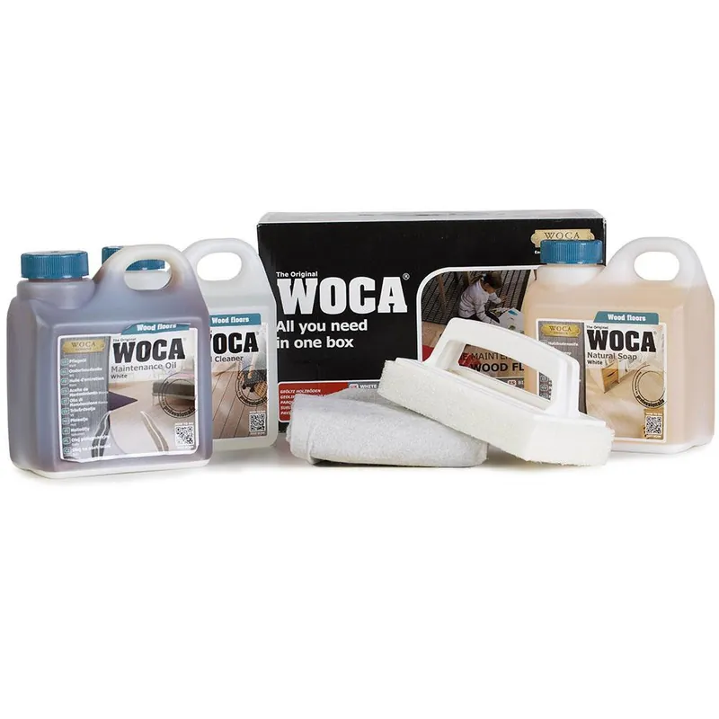 WOCA Öl Pflegebox weiß Neue Ware