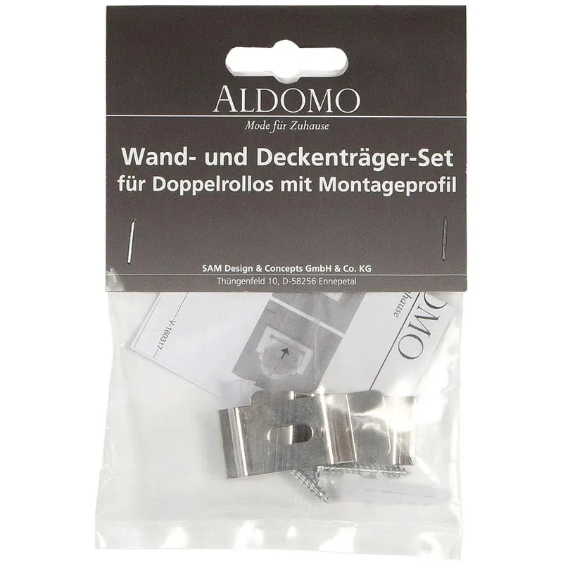Schraubträgerset für ReadyToFix-Doppelrollos Heißes Angebot