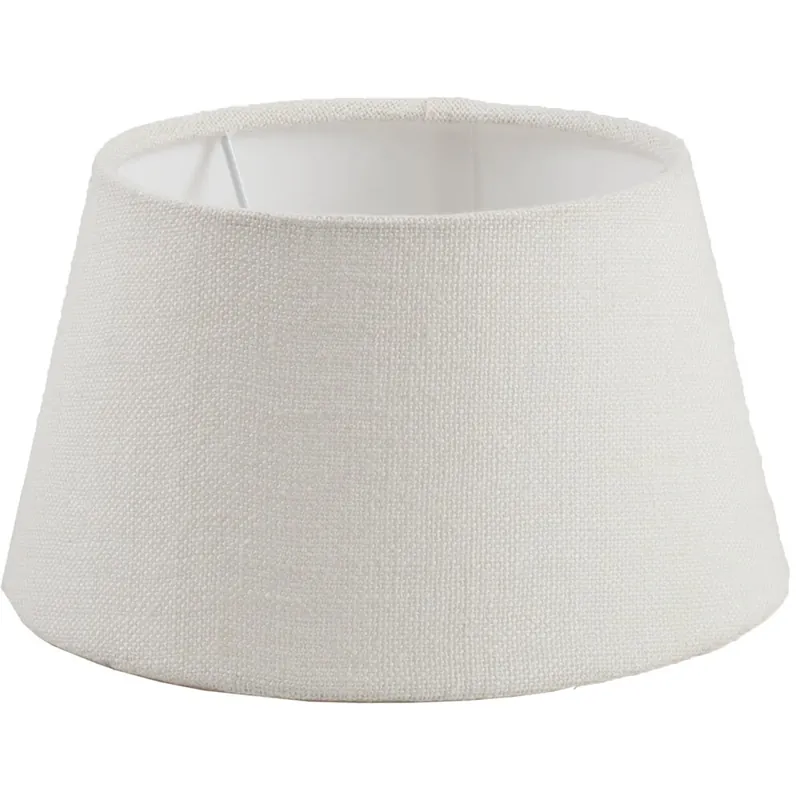 Sonderangebot Lampenschirm Shallow Drum Pure Linen