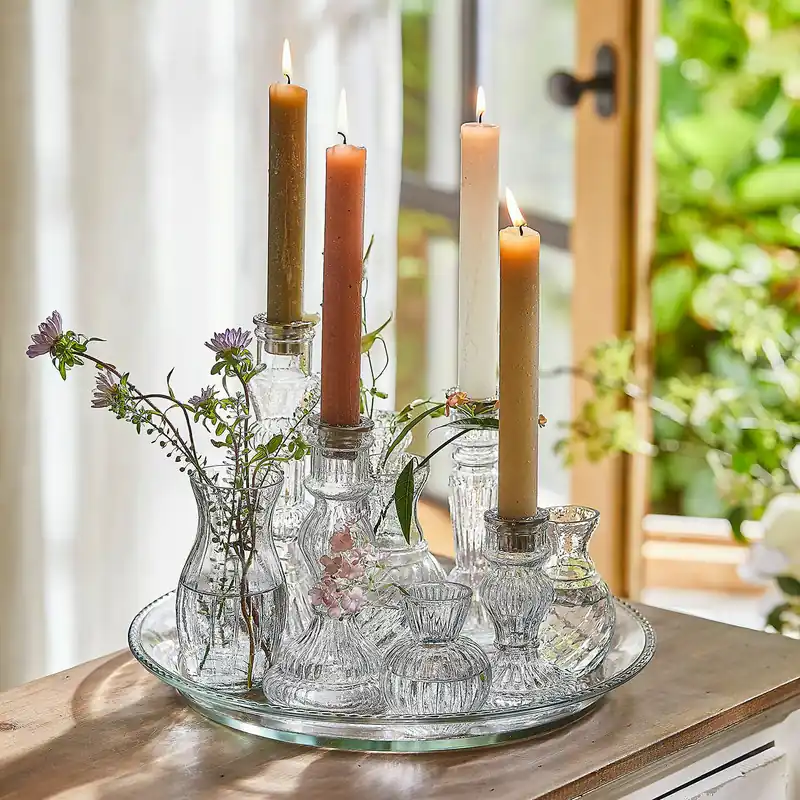 Tablett mit Kerzenständer und Vase Hilevor Must-Have