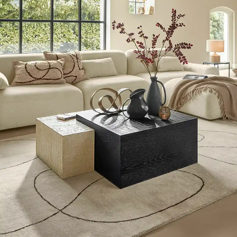 Rabatt Couchtisch 2er Set Caleneuve
