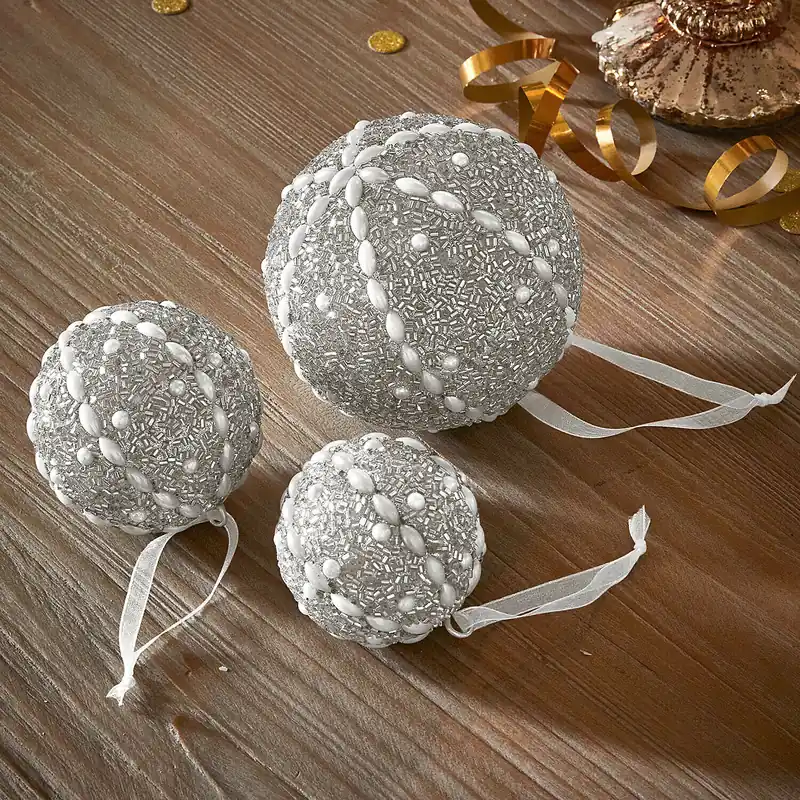 Super-Preis Weihnachtskugel 3er Set Maelvik