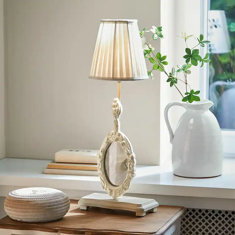 Solange Der Vorrat Reicht Tischlampe mit Spiegel Brannach