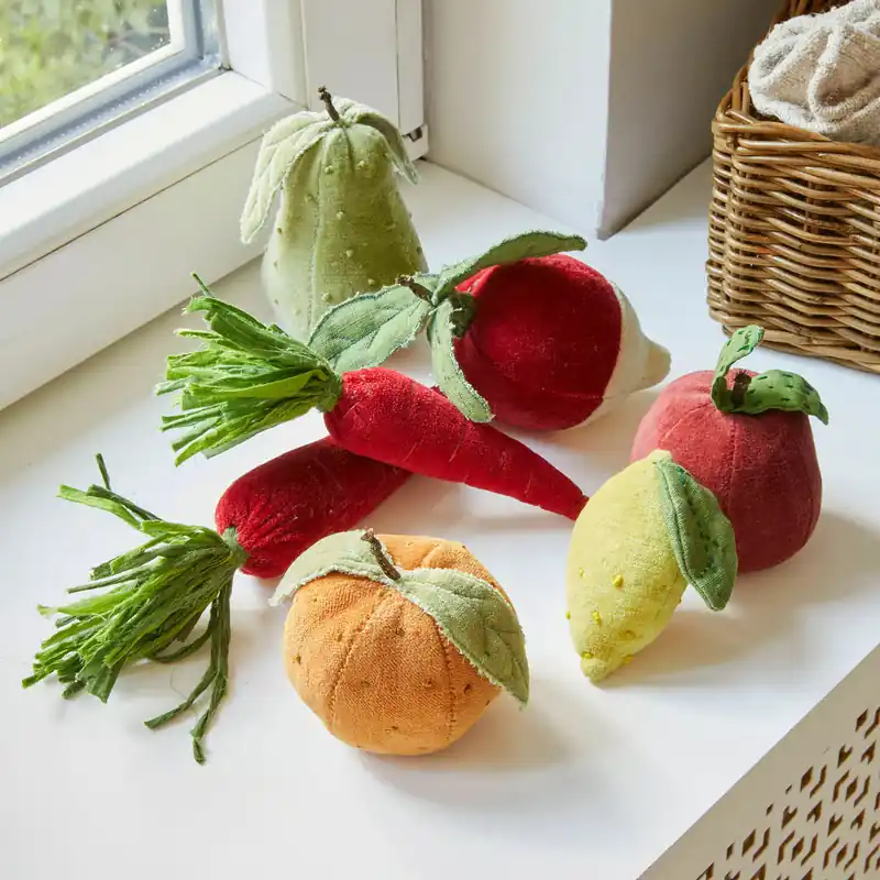 Günstig Stoffobst & -gemüse 7er Set Mivola