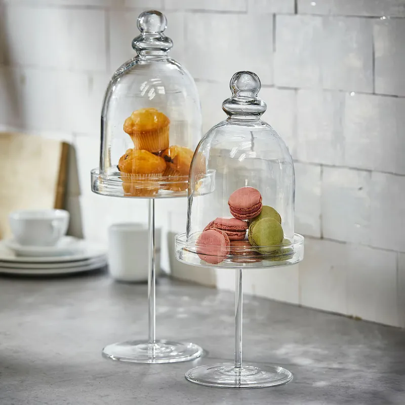 Glasglocke 2er Set Hibous Neue Kollektion