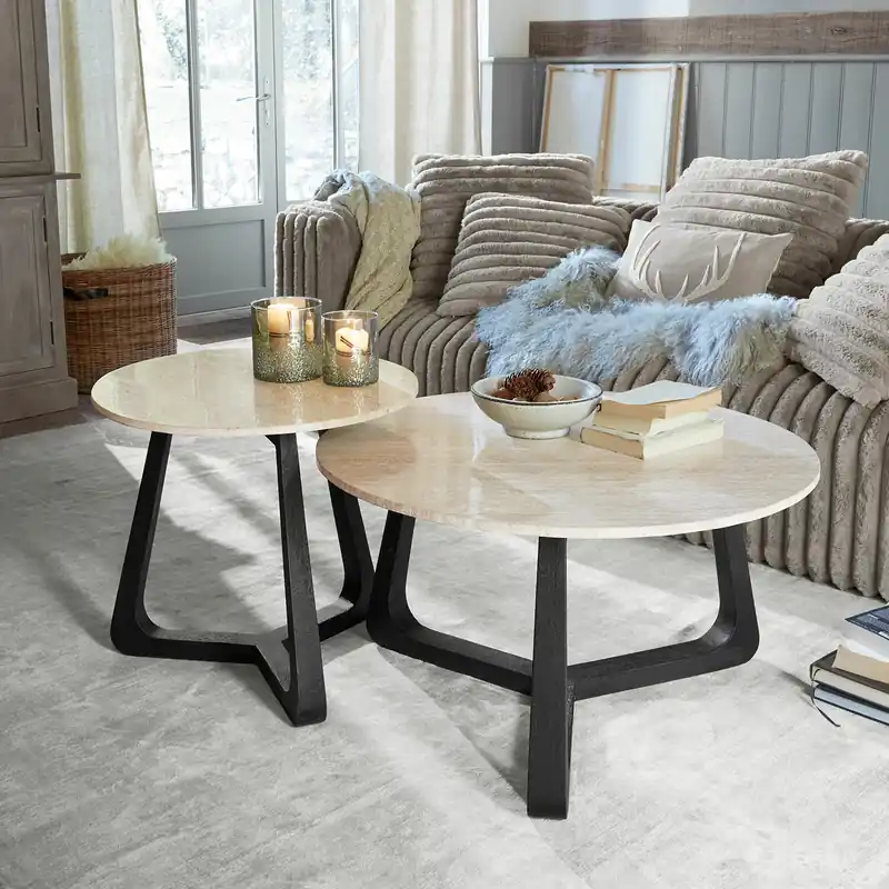 Sale Couchtisch 2er Set Tressane