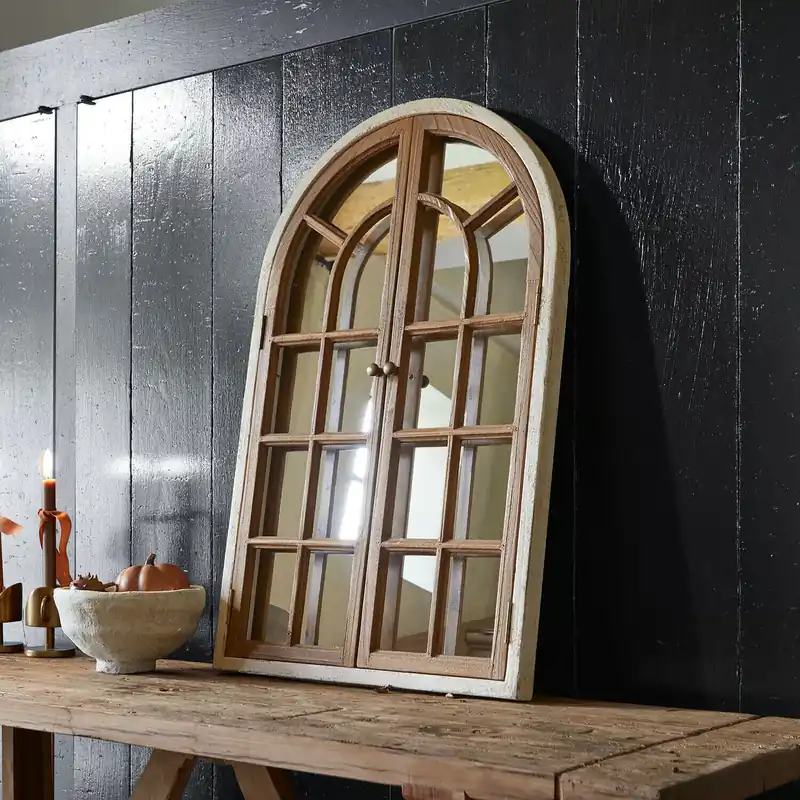 Schnäppchen Deko-Fenster mit Spiegel Montévine