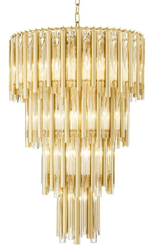 Schnäppchen Casa Padrino Luxus Kronleuchter Gold Durchmesser 57 x H. 88 cm - Hotel Möbel