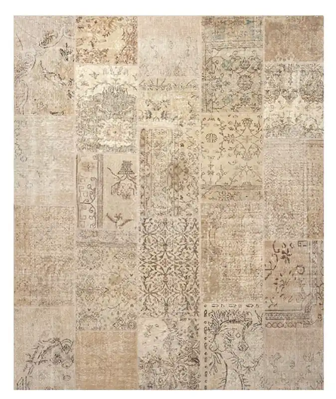 Markenware Casa Padrino Wohnzimmer Teppich Beige / Braun 250 x 300 cm - Luxus Teppich