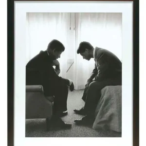 Casa Padrino Druck John & Robert Kennedy 78 x H. 92 cm - Luxus Bild Expressversand