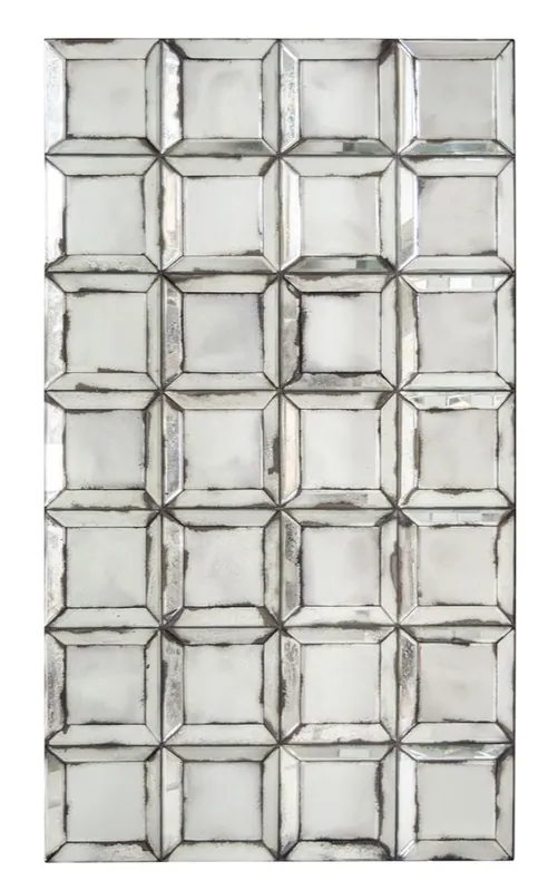Sonderangebot Casa Padrino Designer Wandspiegel mit antikem Spiegelglas 80 x H. 140 cm - Wohnzimmer Spiegel