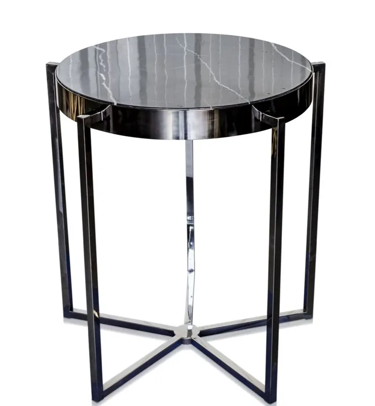 Letzte Chance Casa Padrino Luxus Hotel Beistelltisch Schwarz 65 x H. 67 cm - Hotel Möbel