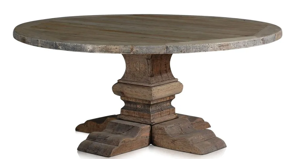 Casa Padrino Luxus Esszimmer Tisch Naturfarben 180 x H. 76 cm - Esszimmermöbel Esstisch Top-Seller