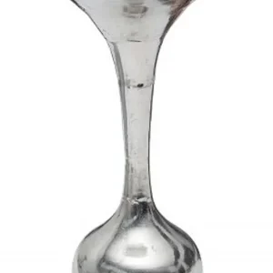 Markenprodukt Casa Padrino Antik Stil Barock Blumenvase Raw Aluminium 90cm - Pflanzentopf - Hotel Dekoration - Blumengefäss Standvase