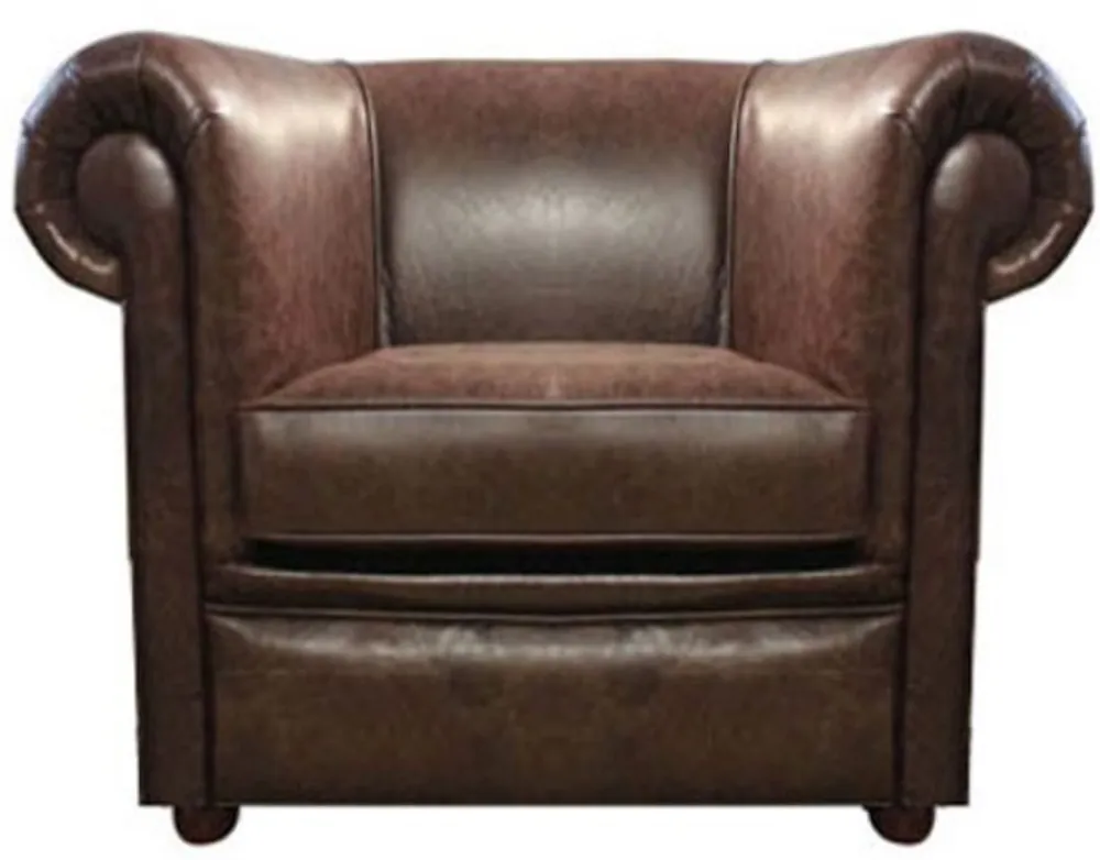 Casa Padrino Echtleder Wohnzimmer Sessel Dunkelbraun 110 x 90 x H. 80 cm - Luxus Wohnzimmermöbel Neu Im Sortiment