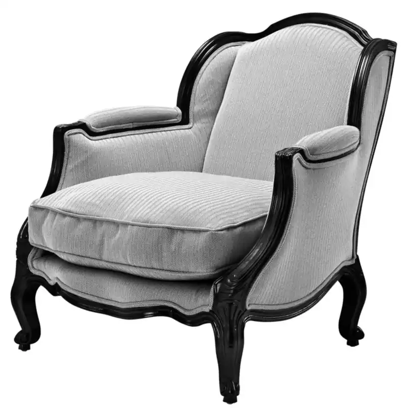 Billig Casa Padrino Luxus Antikstil Sessel Schwarz / Weiß 76 x 80 x H. 85 cm - Hotel Möbel