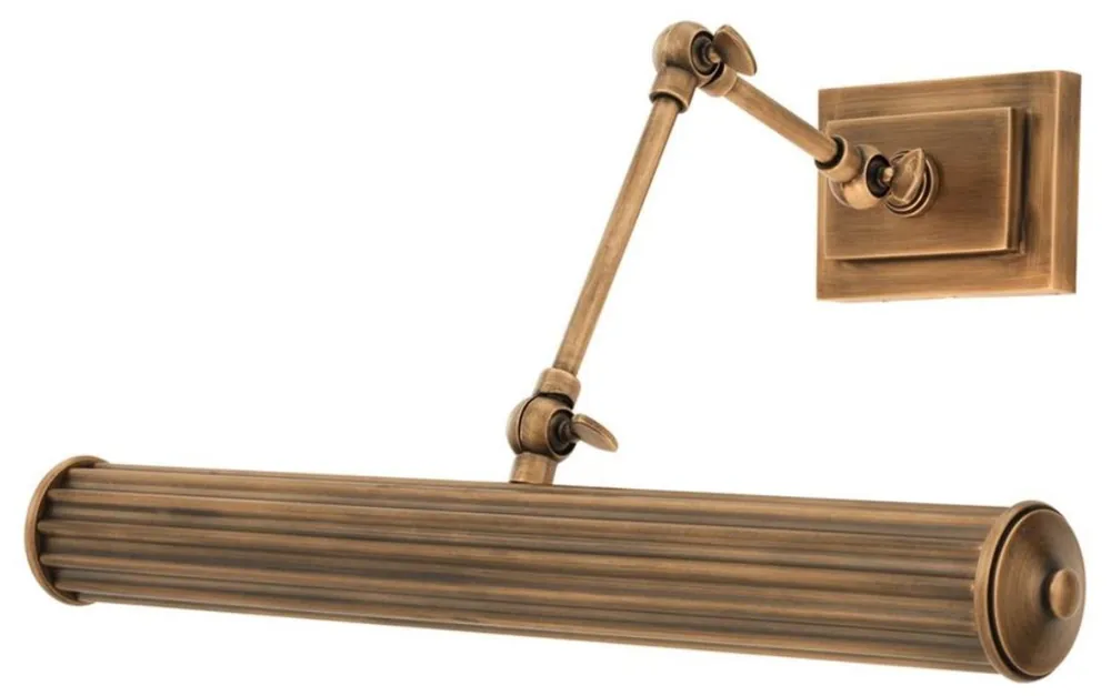 Casa Padrino Luxus Hotel Wandleuchte Antik Messing 43 x 34 x H. 21 cm - Hotel Möbel Super-Preis