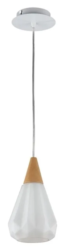 Casa Padrino Luxus Hängeleuchte Weiß / Naturfarben Ø 13 x H. 26 cm - Luxus Pendelleuchte Rabatt