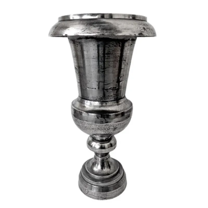 Ausverkauf Casa Padrino Antik Stil Vase Aluminium Raw - unbearbeitet - Hotel Dekoration - Barock Blumengefäss Pflanzentopf