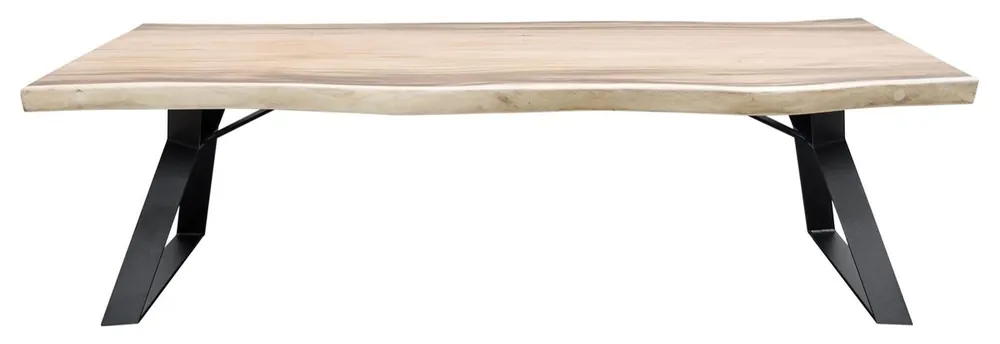 Casa Padrino luxury dining table natural / black - Luxury Collection Bestseller