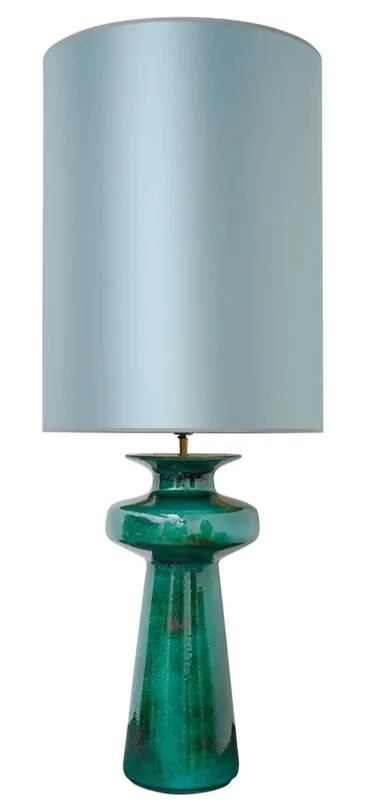 Aktuell Casa Padrino luxury ceramic table lamp green / turquoise 45 x H. 117 cm - Luxury Quality